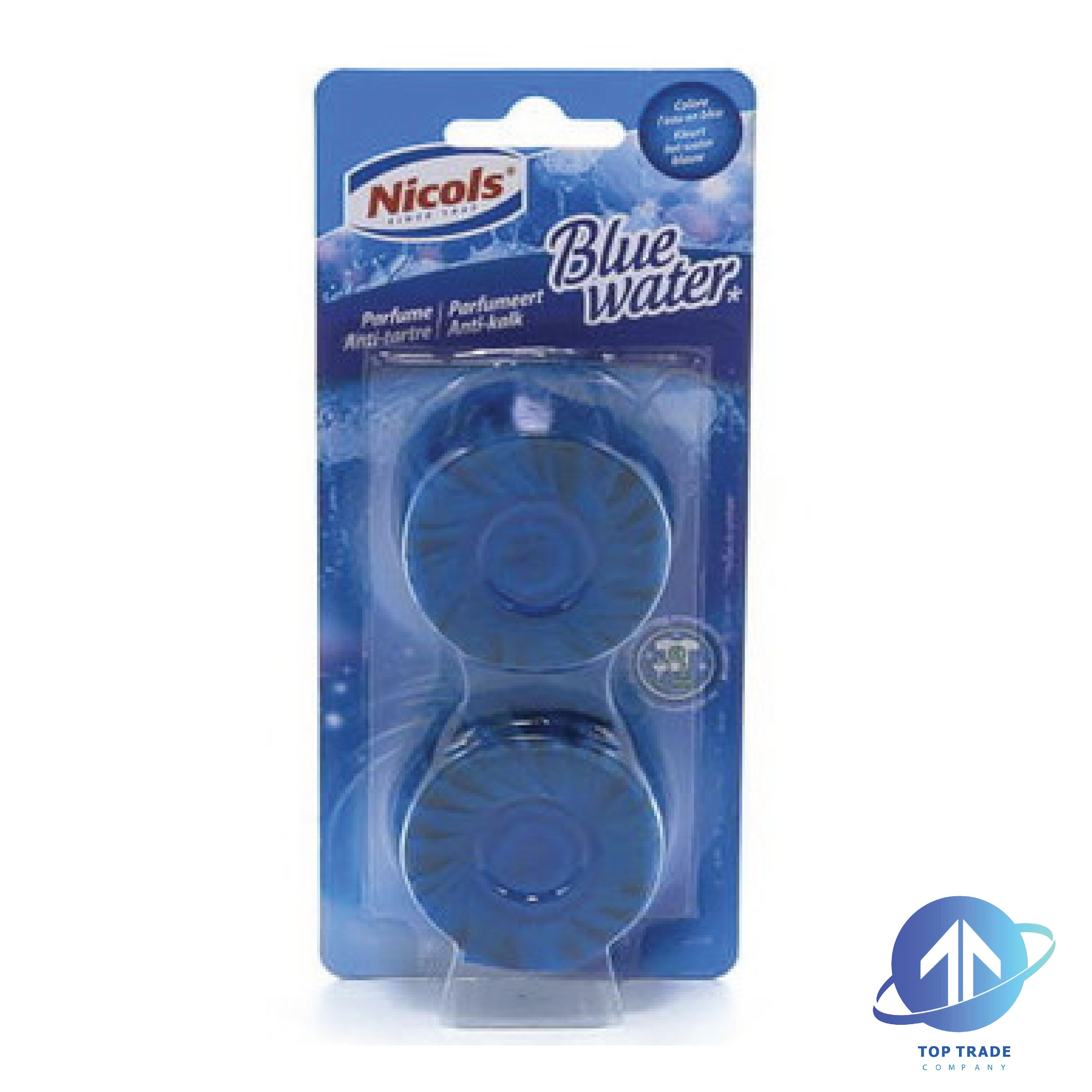 Nicols wc block bleu water 2x50gr